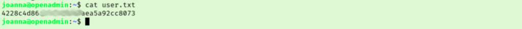 OpenAdmin - Flag 1