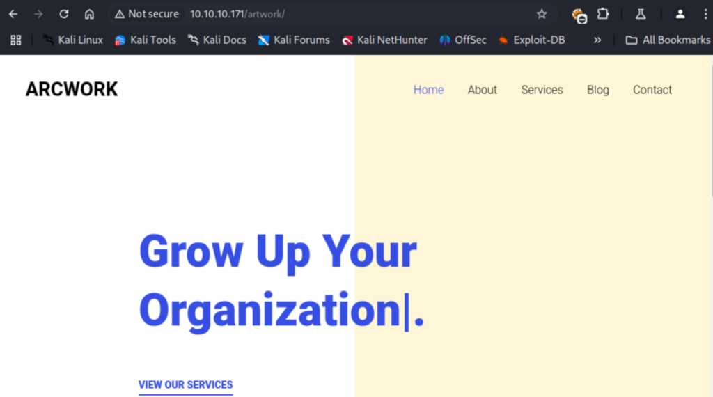 OpenAdmin - Site 1