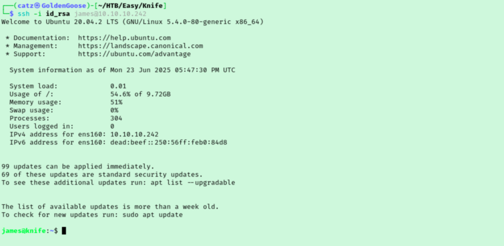 Knife - SSH 3