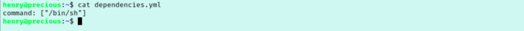 Precious - Dependencies 1