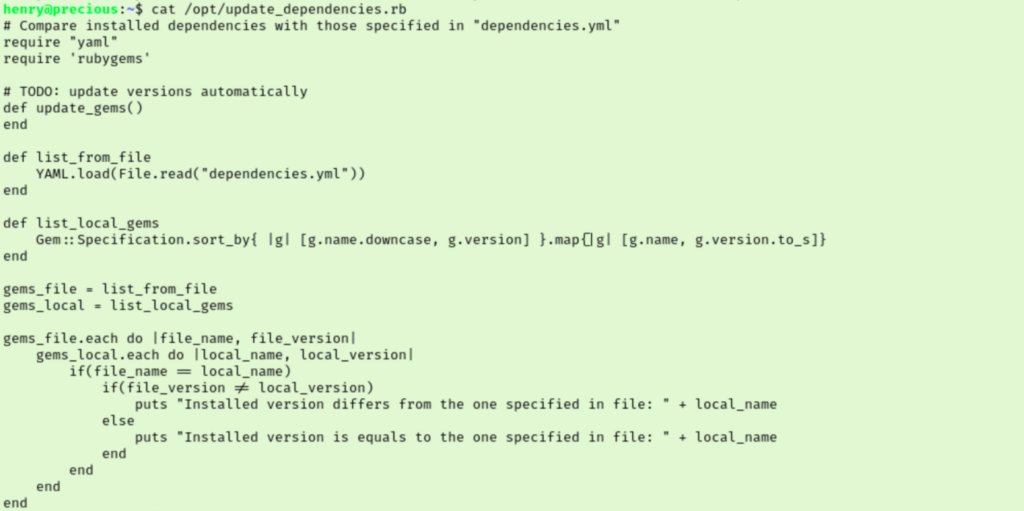 Precious - Update_Dependencies